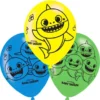 Latexballonger Baby Shark Party