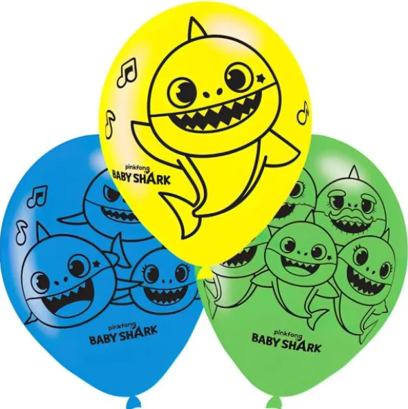 Latexballonger Baby Shark Party