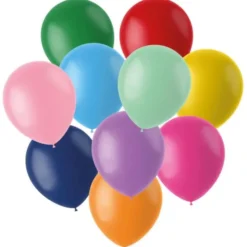 Latexballonger Blandade Färger Matt 33 cm (10-pack)
