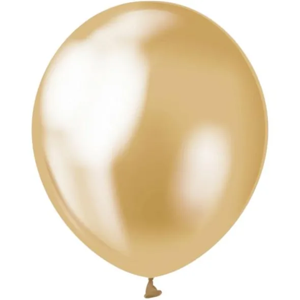 Latexballonger Chrome Guld Platinum