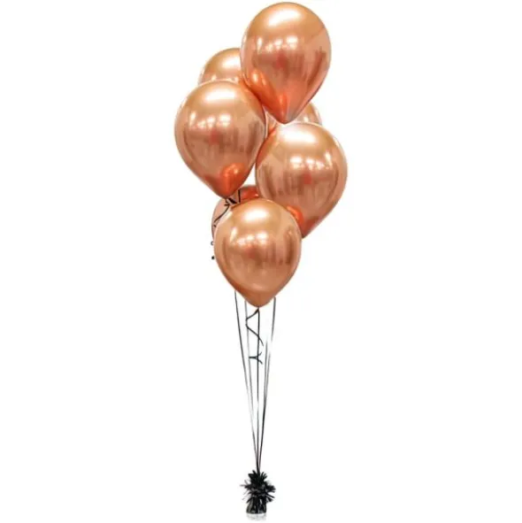 Latexballonger Chrome Koppar Platinum