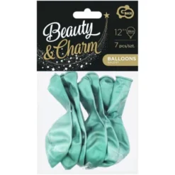 Latexballonger Chrome Mintgrön Platinum