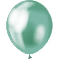Latexballonger Chrome Mintgrön Platinum