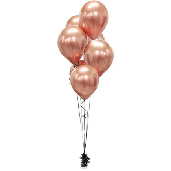 Latexballonger Chrome Roséguld Platinum