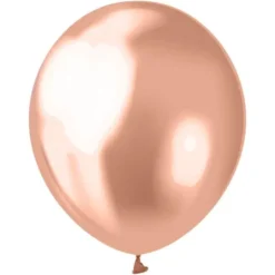 Latexballonger Chrome Roséguld Platinum