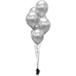 Latexballonger Chrome Silver Platinum