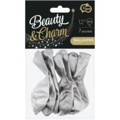 Latexballonger Chrome Silver Platinum