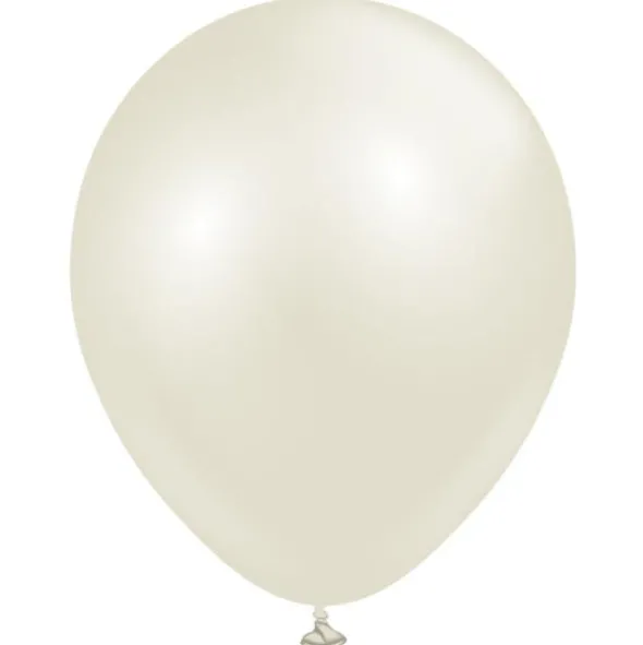 Latexballonger Elfenbensvit 30 cm (10-pack)