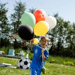 Latexballonger Fotbollskalas 6-pack