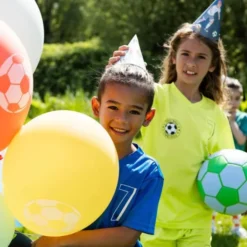 Latexballonger Fotbollskalas 6-pack