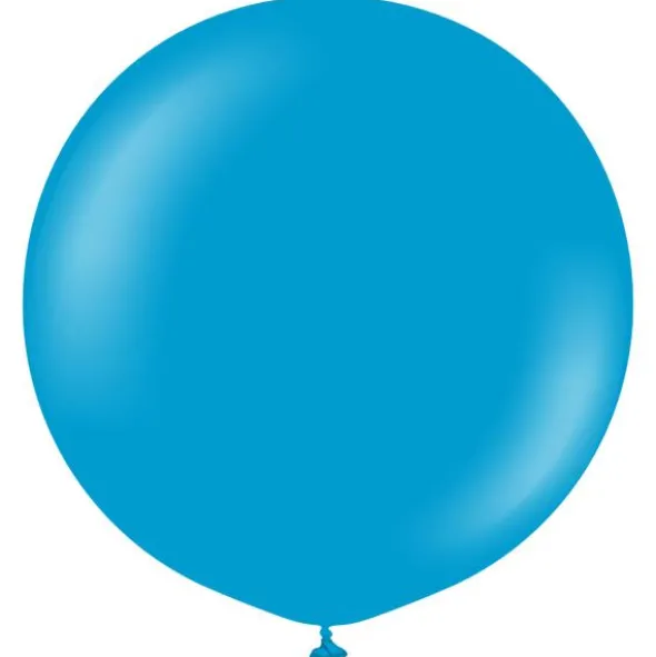 Latexballonger Karibisk Blå 60 cm 2-pack