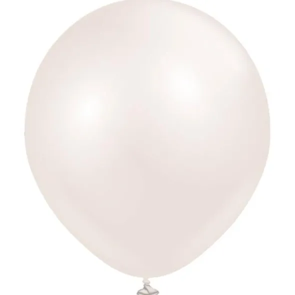 Latexballonger Krämbeige 45 cm (5-pack)