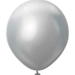 Latexballonger Kromsilver 45 cm (5-pack)