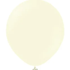 Latexballonger Macaron Blekgul 45 cm (5-pack)