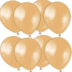 Latexballonger Metallic Guld 13 cm 25-pack (25-pack)