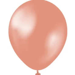 Latexballonger Metallic Roséguld 28 cm (10-pack)