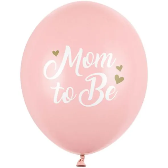 Latexballonger Mom to Be Rosa 50-pack