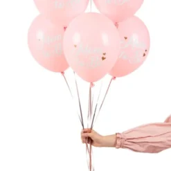 Latexballonger Mom to Be Rosa 50-pack