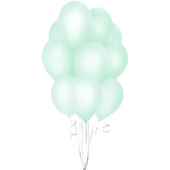Latexballonger Pastell Mintgrön