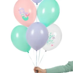 Latexballonger Sjöjungfru Mix
