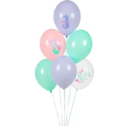 Latexballonger Sjöjungfru 50-pack