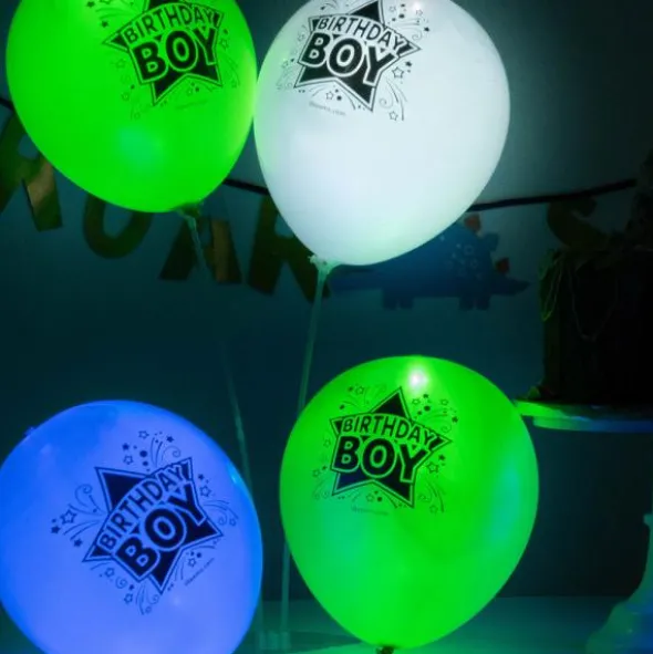 LED Ballonger Birthday Boy