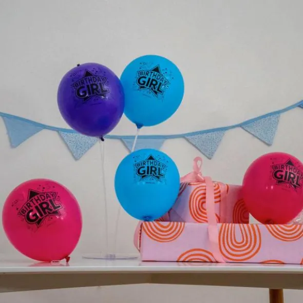 LED Ballonger Birthday Girl