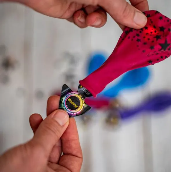 LED Ballonger Flerfärgade med Stjärnor