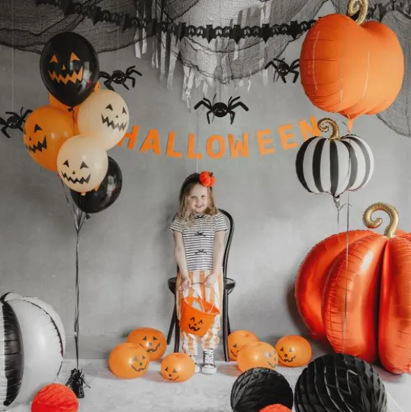 LED Ballonger Halloweenpumpor 5-pack