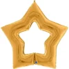 Linky Star Folieballong Guld