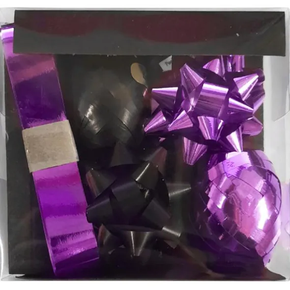Litet Presentsnöre Kit Lila/Svart