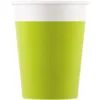 Ljusgröna Pappmuggar Solid Color