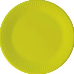 Ljusgröna Papptallrikar Solid Color