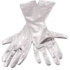 Långa Handskar Metallic Silver