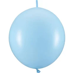 Länkande Ballonger Intensiv Blå Pastell 20-pack