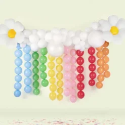 Länkande Ballonger Intensiv Blå Pastell 20-pack