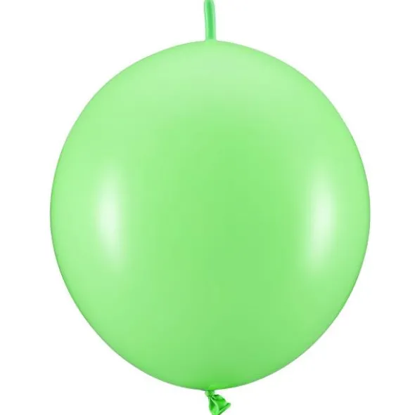 Länkande Ballonger Intensiv Grön Pastell 20-pack