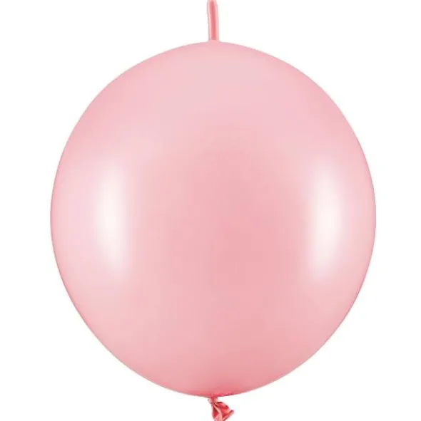 Länkande Ballonger Intensiv Rosa Pastell 20-pack