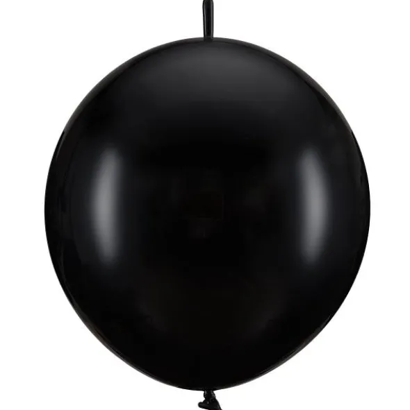 Länkande Ballonger Svart Pastell 20-pack