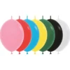 Länkande Latexballonger Blandade Färger (10-pack)