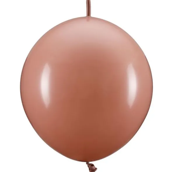 Länkande Latexballonger Blekrosa 20-pack