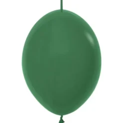 Länkande Latexballonger Grön (10-pack)