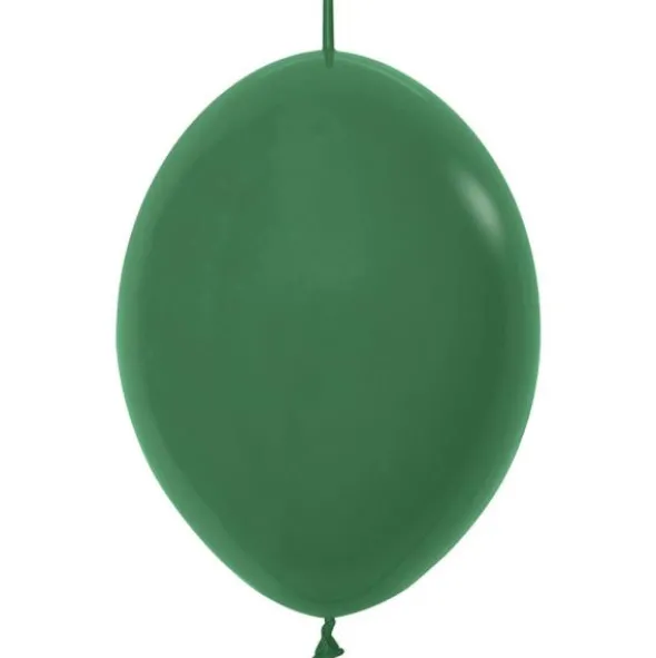 Länkande Latexballonger Grön (10-pack)