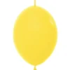 Länkande Latexballonger Gul 50-pack (50-pack)