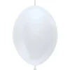 Länkande Latexballonger Pärlvit (10-pack)