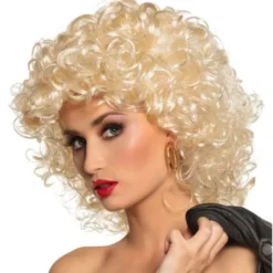 Lockig Peruk Sandy Blond