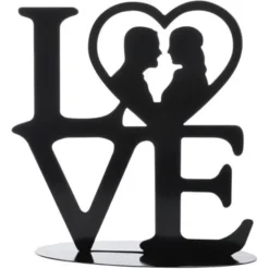 Love Tårtdekoration Metall