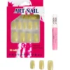 Lösnaglar Guldglitter (24-pack)