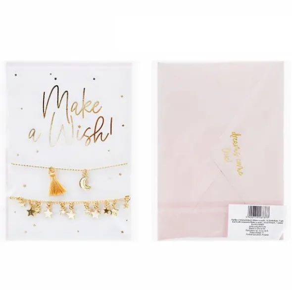 Make a Wish Kort med Armband
