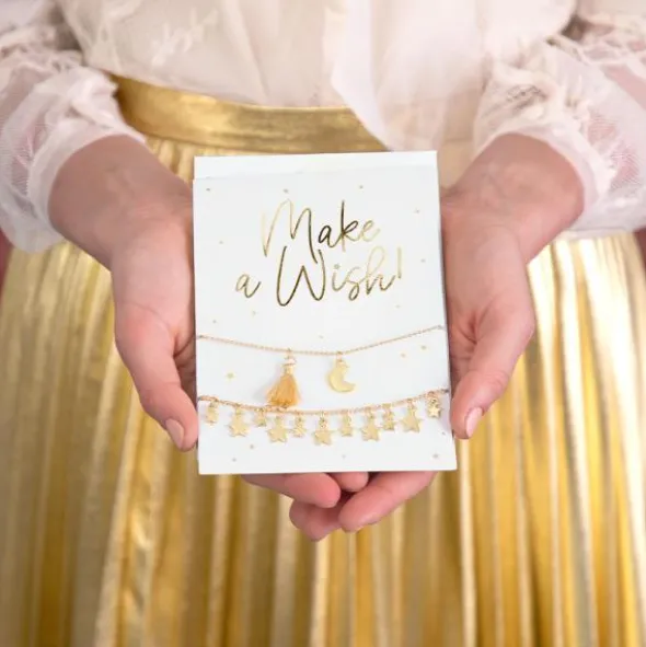 Make a Wish Kort med Armband
